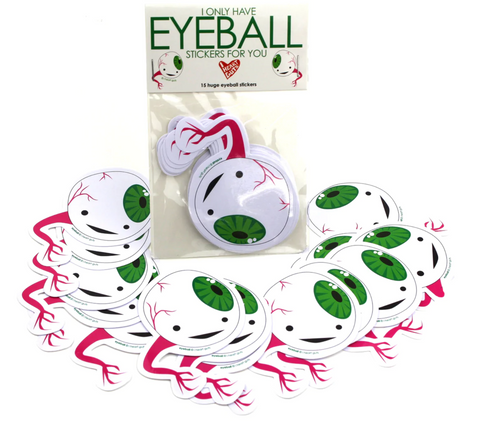 I Only Have Eyeball Stickers For You - Eyeball Gifts - Cute Eyeball Organ Gifts - Funny Ophthalmologist, Optometrist or Eyeball Surgeon Gifts - I Heart Guts