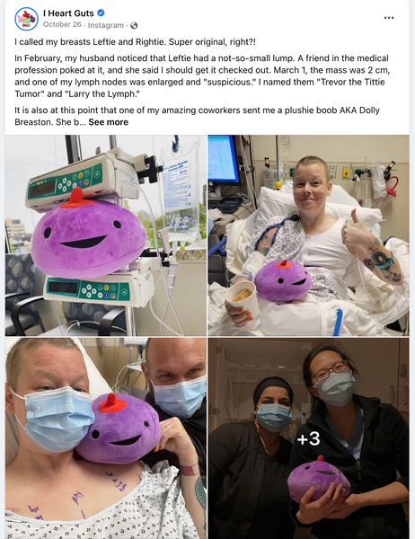 Breast Cancer survivor story Instagram Facebook