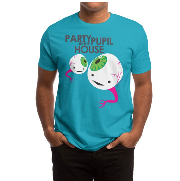 party pupil eyeball tee funny cute optometry school shirt optician glasses