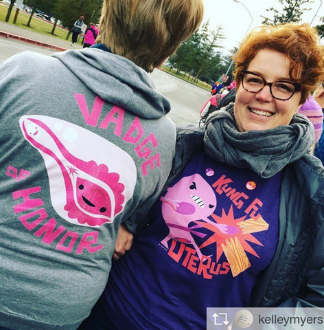 women's march tees signs funny