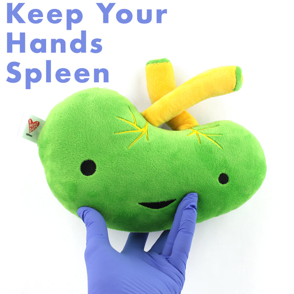 Spleen pillow spleen plushie stuffed spleen toy funny cute surgery removal gift