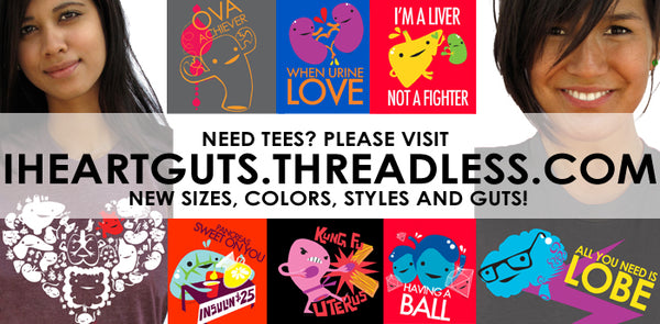 I Heart Guts T-shirts