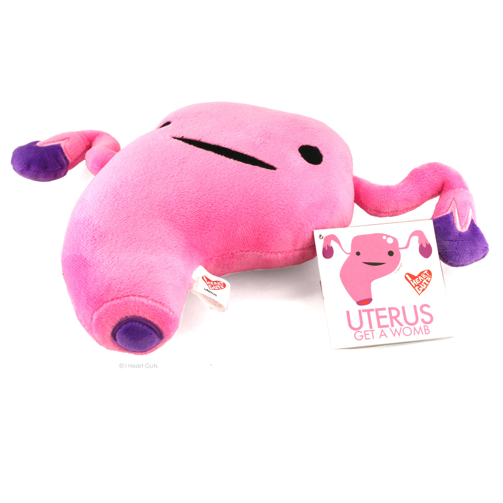 Uterus Plush Womb Service Plush Organ Stuffed Toy Pillow I Heart