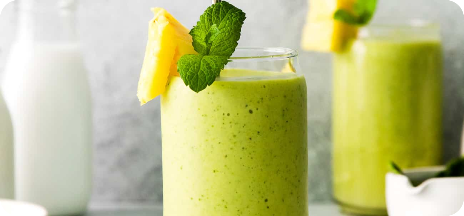 Mint Pineapple Smoothie