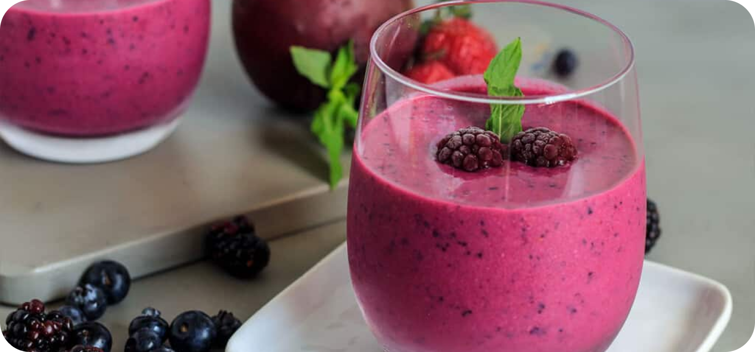 Beet-Berry Protein Smoothie