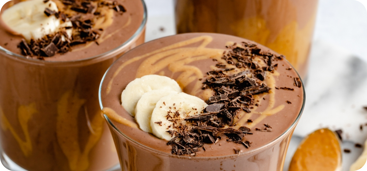 Chocolate Coconut Banana Smoothie