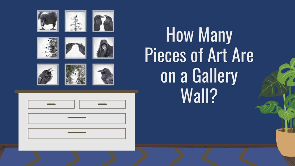 How Many Pieces of Art are on a Gallery Wall?