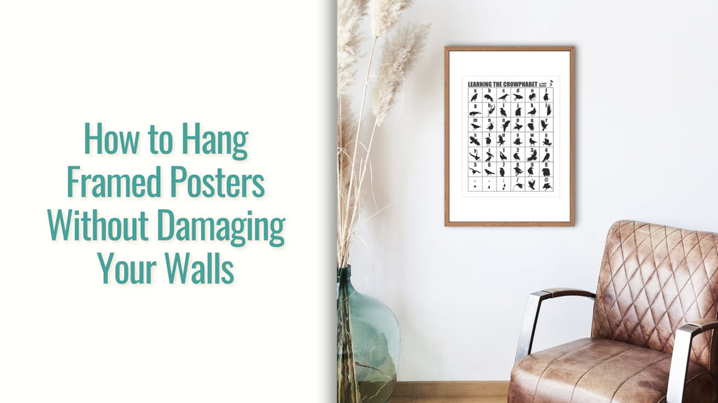 How to Hang Framed Posters Without Damaging Walls