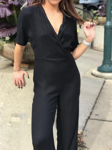 Black Writer’s Block Jumpsuit