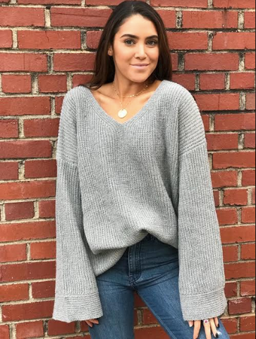 Bell Sleeve Beauty Sweater