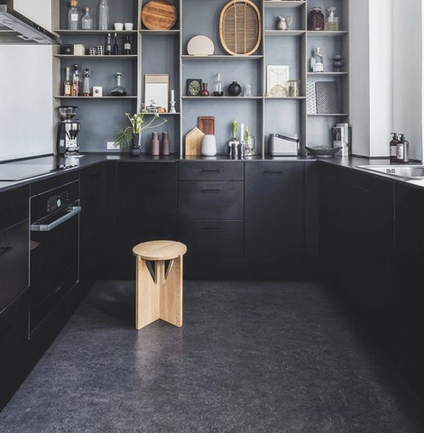 Black Shelf Wall - Kitchen Inspiration - RackBuddy