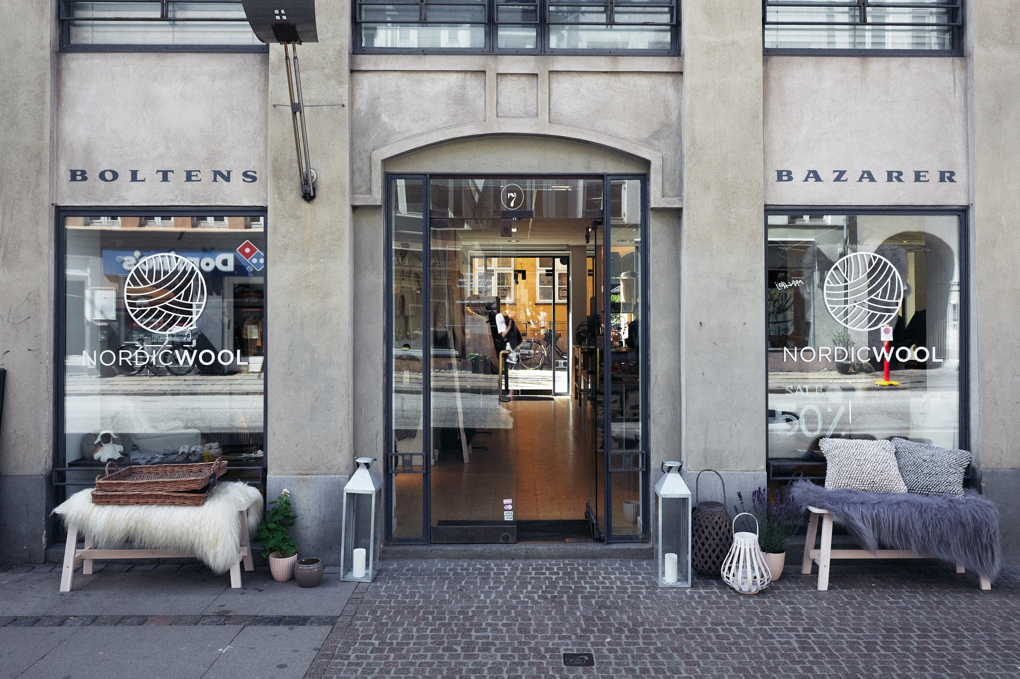 Nordic wool i københavn - butiksindretning og inventar fra RackBuddy