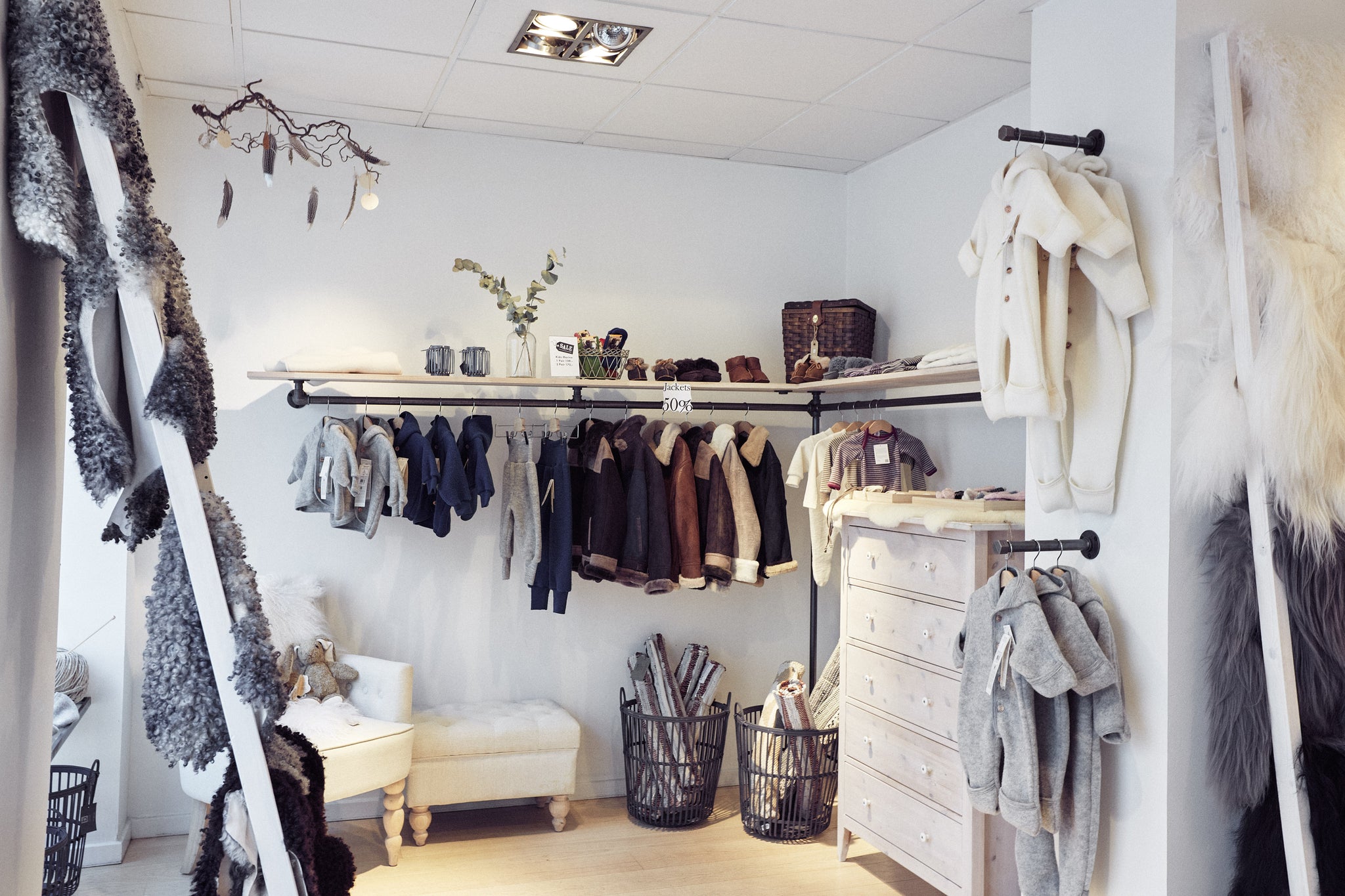 Nordic Wool butik - indretning RackBuddy
