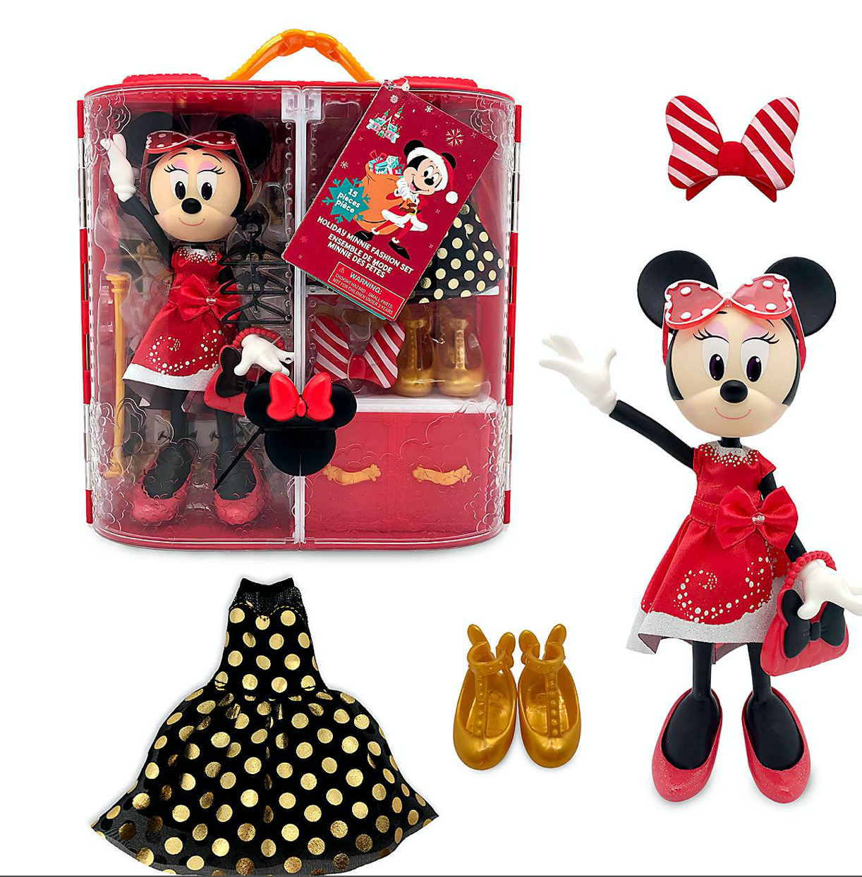 minnie mouse christmas doll