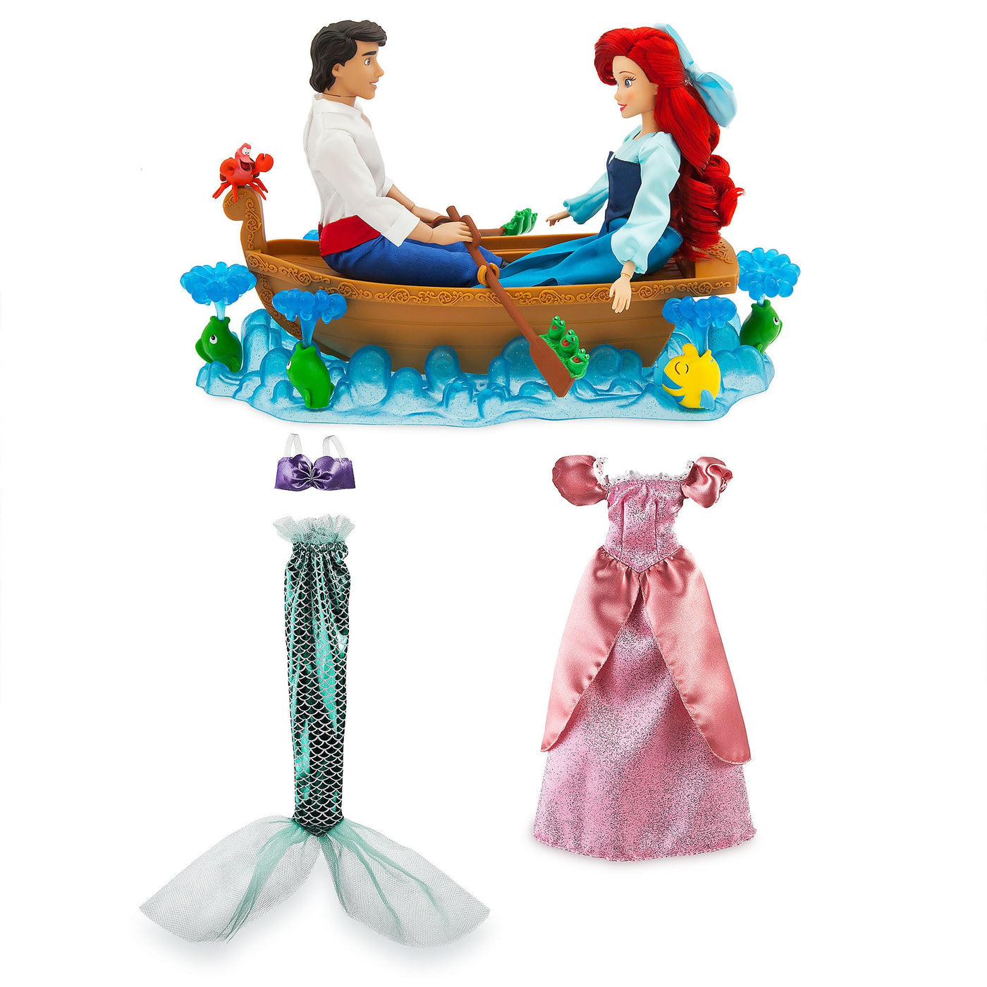 ariel and eric kiss the girl playset