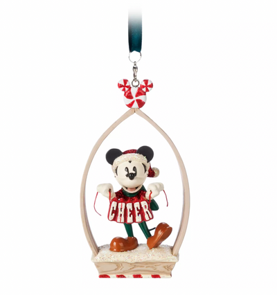 Disney Sketchbook Retro Mickey Holiday Cheer Christmas Ornament New with Tag