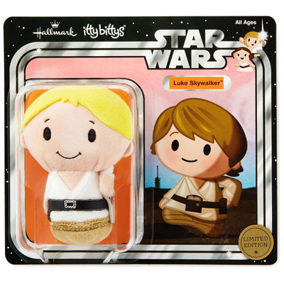 Hallmark Star Wars Luke Skywalker Limited Itty Bittys Plush New with Card