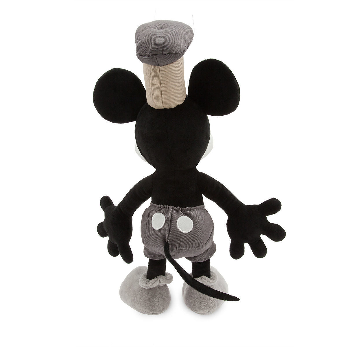 black and white mickey mouse plush