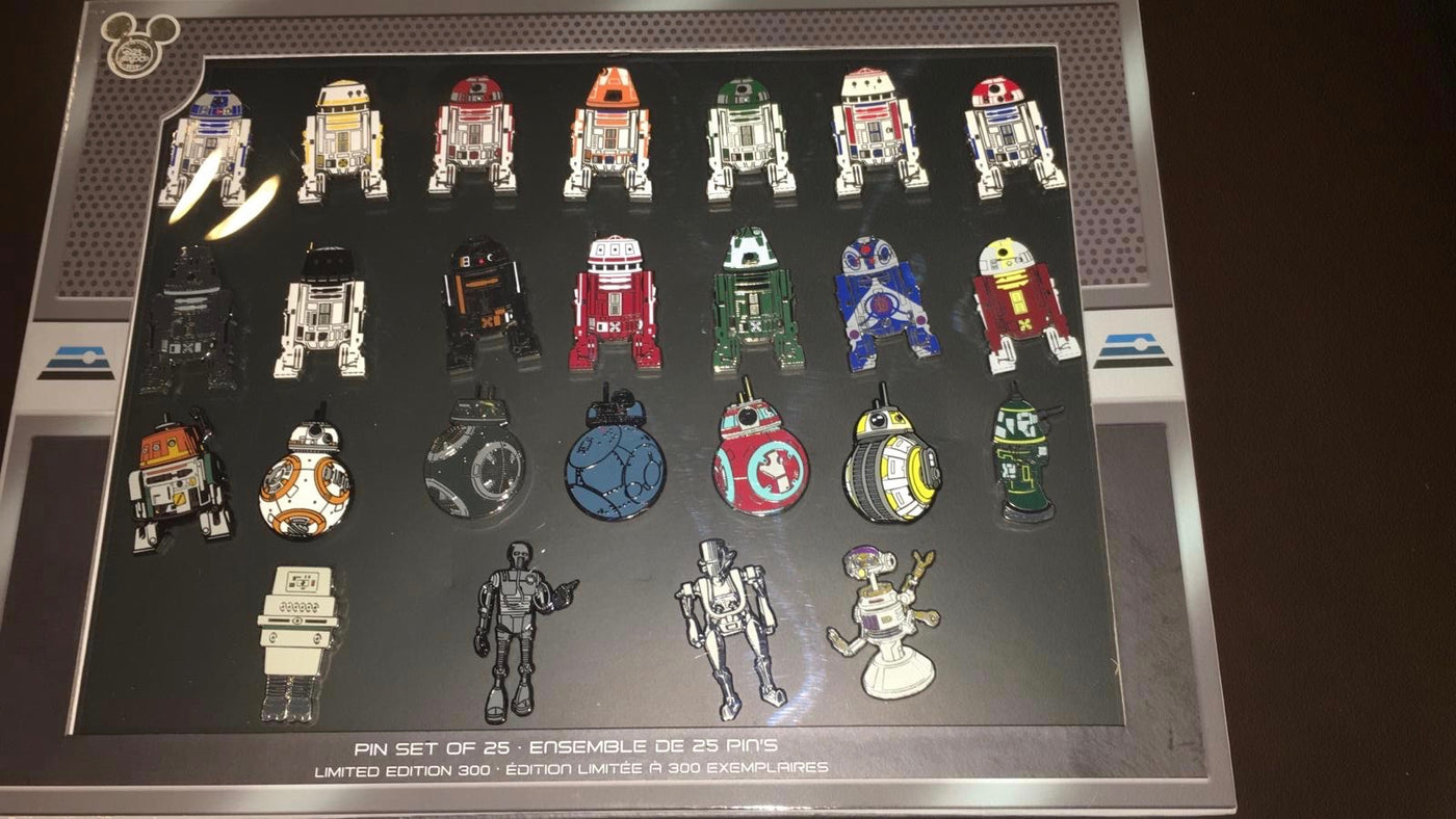 star wars pin set