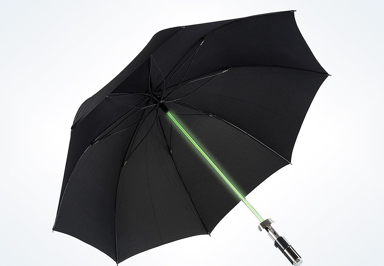 Disney Parks Star Wars Yoda Light-Up Umbrella New with Box