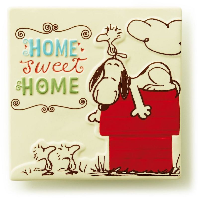 Hallmark Peanuts Snoopy Home Sweet Home Ceramic Tile New – I Love ...