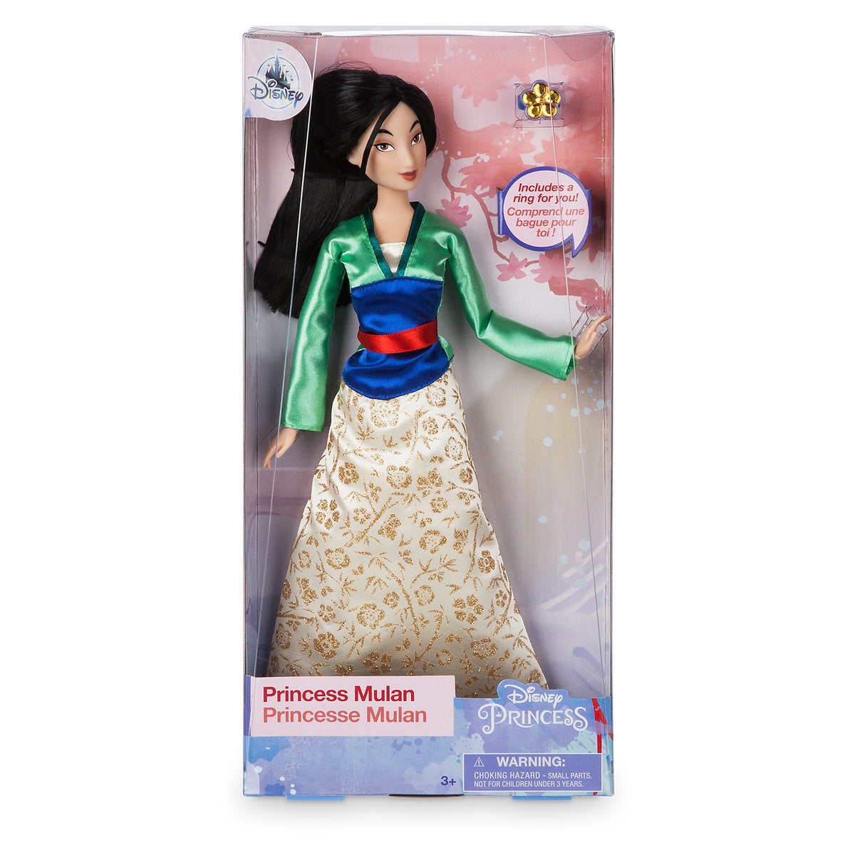 Disney Princess Mulan Classic Doll With Ring New With Box I Love