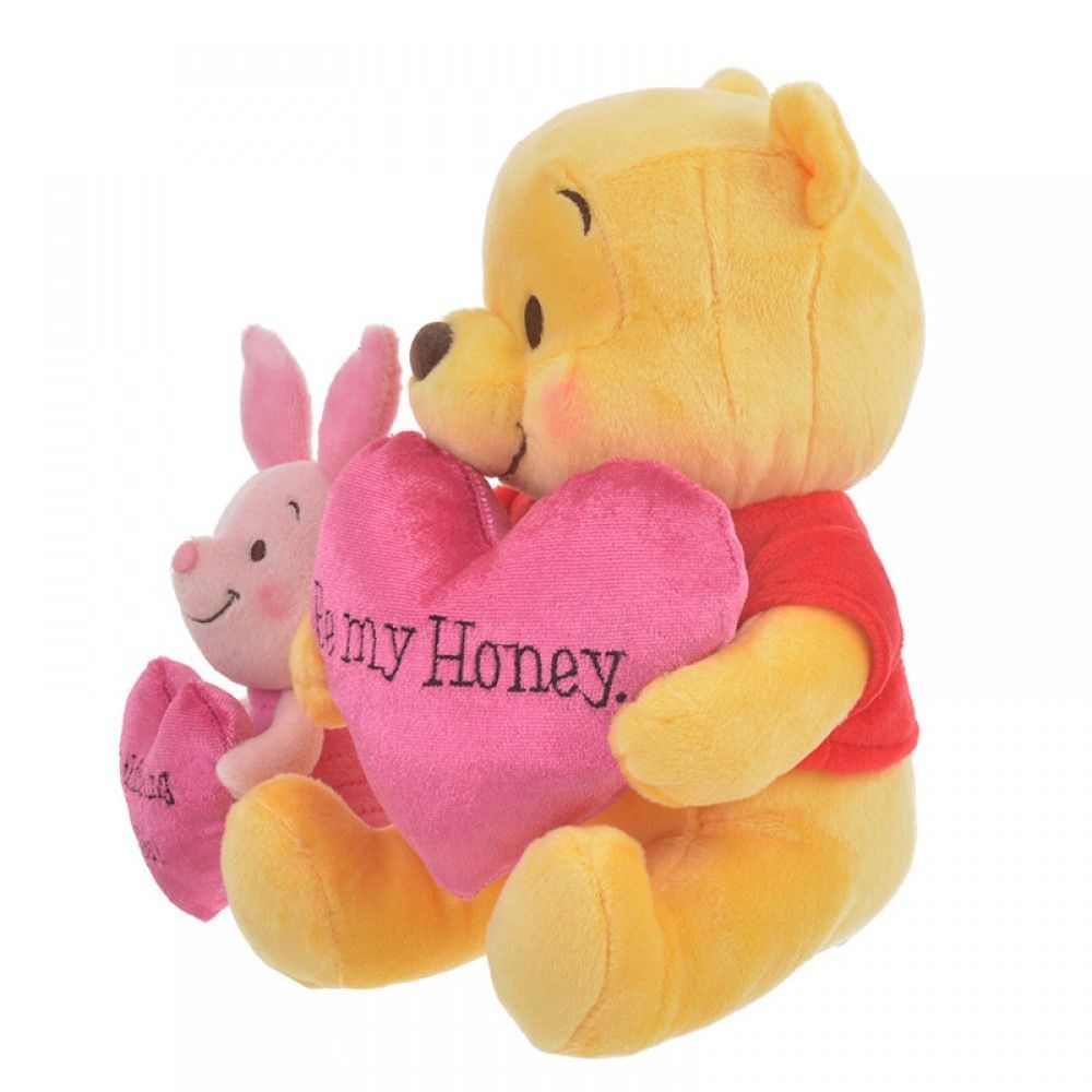 winnie the pooh valentine plush