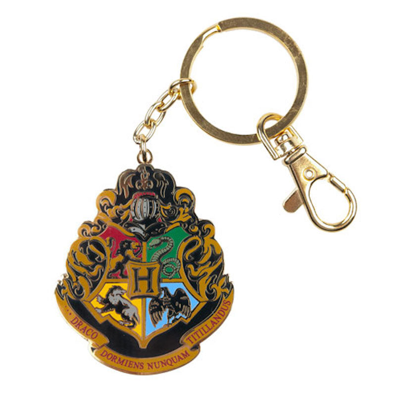 Universal Studios Harry Potter Hogwarts Crest Medallion Keychain New w ...