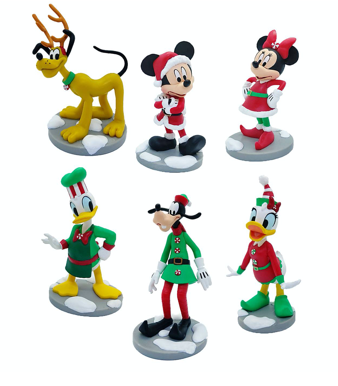 mickey mouse and friends holiday figure play set