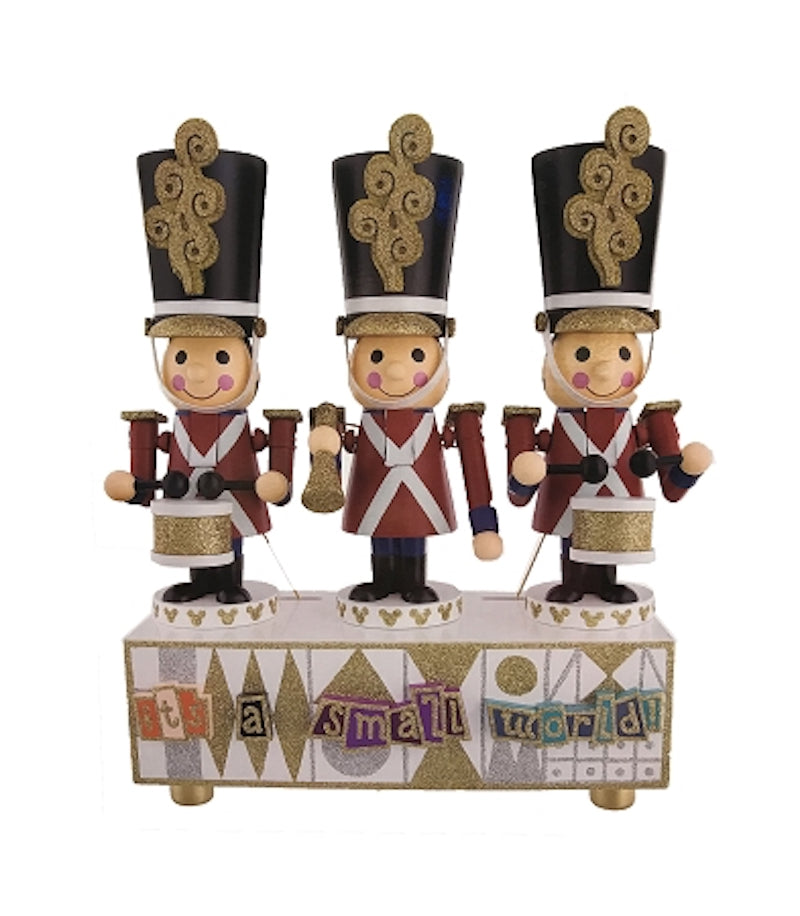 Disney Parks Holiday It's a Small World Musical Nutcrackers New with Box