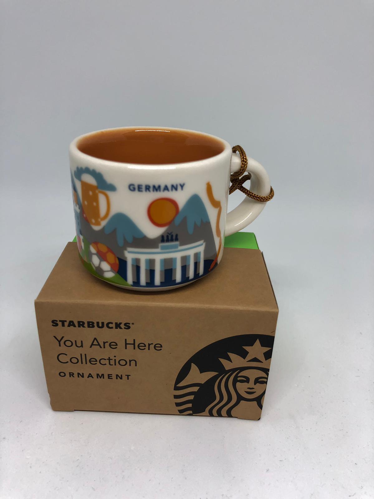 Starbucks Coffee You Are Here Germany Ceramic Ornament Espresso Mug Ne I Love Characters