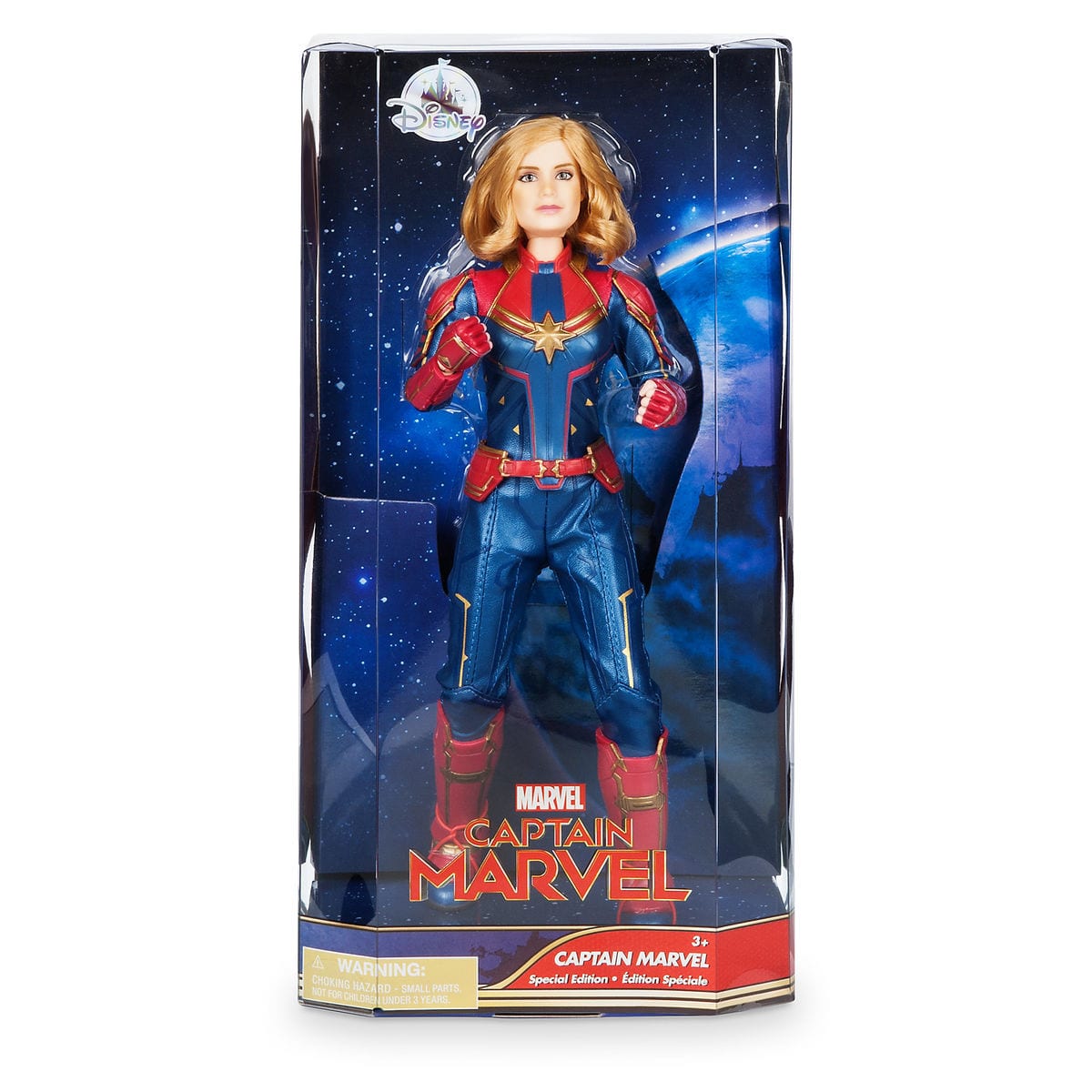 captain marvel disney store doll