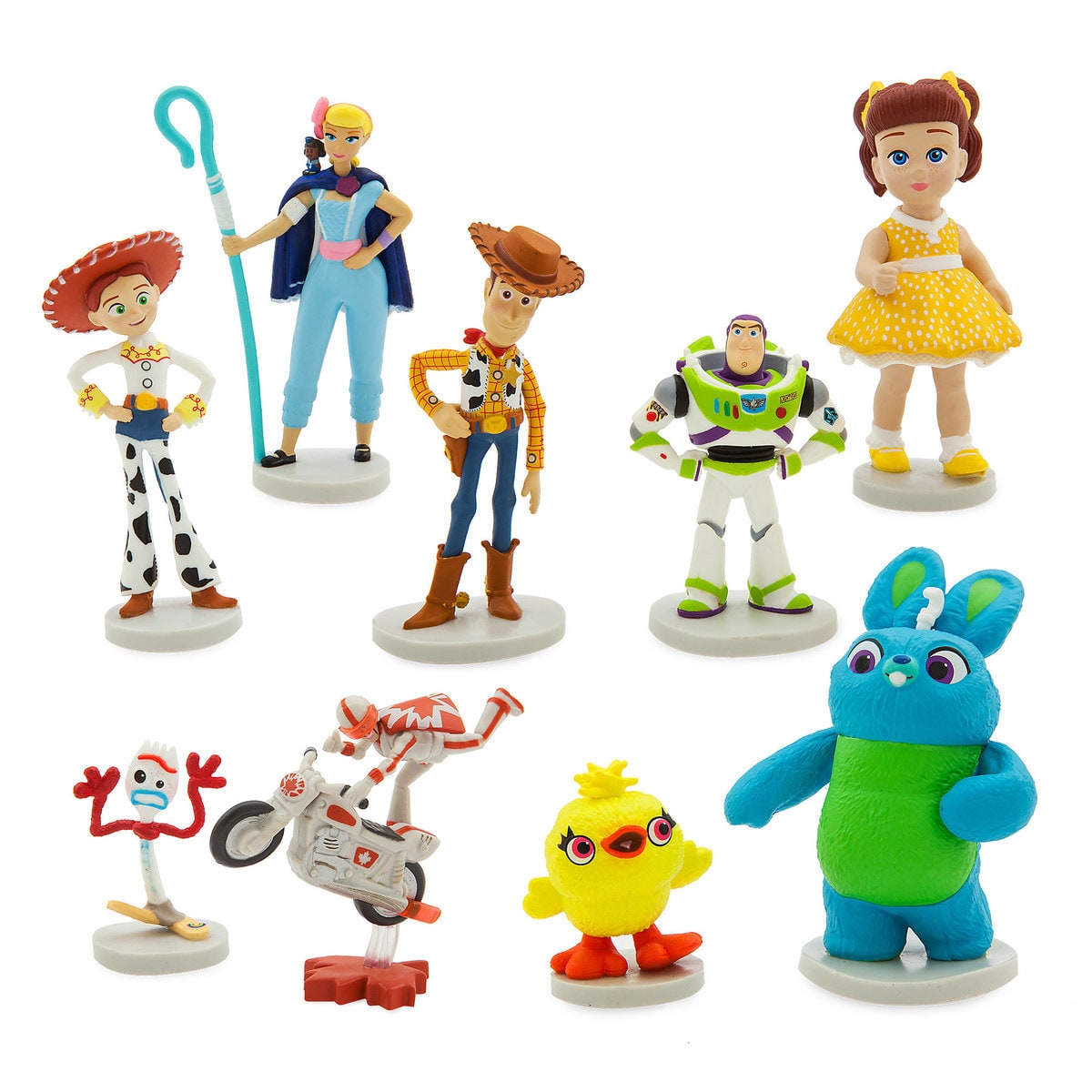 Disney Store Toy Story 4 Deluxe Figurine Set Cake Topper 9 