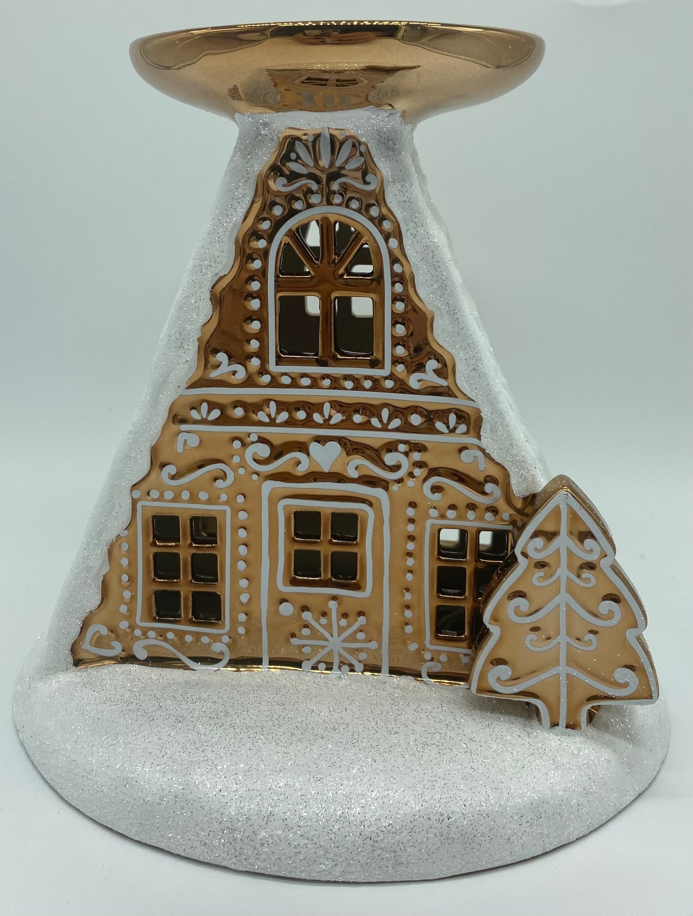 bath and body works gingerbread house candle holder