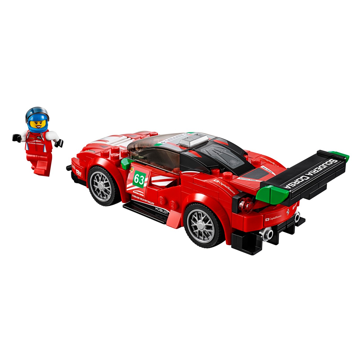 Lego 75886 Ferrari 488 Gt3 Scuderia Corsa Race Car Speed Champions New With Box