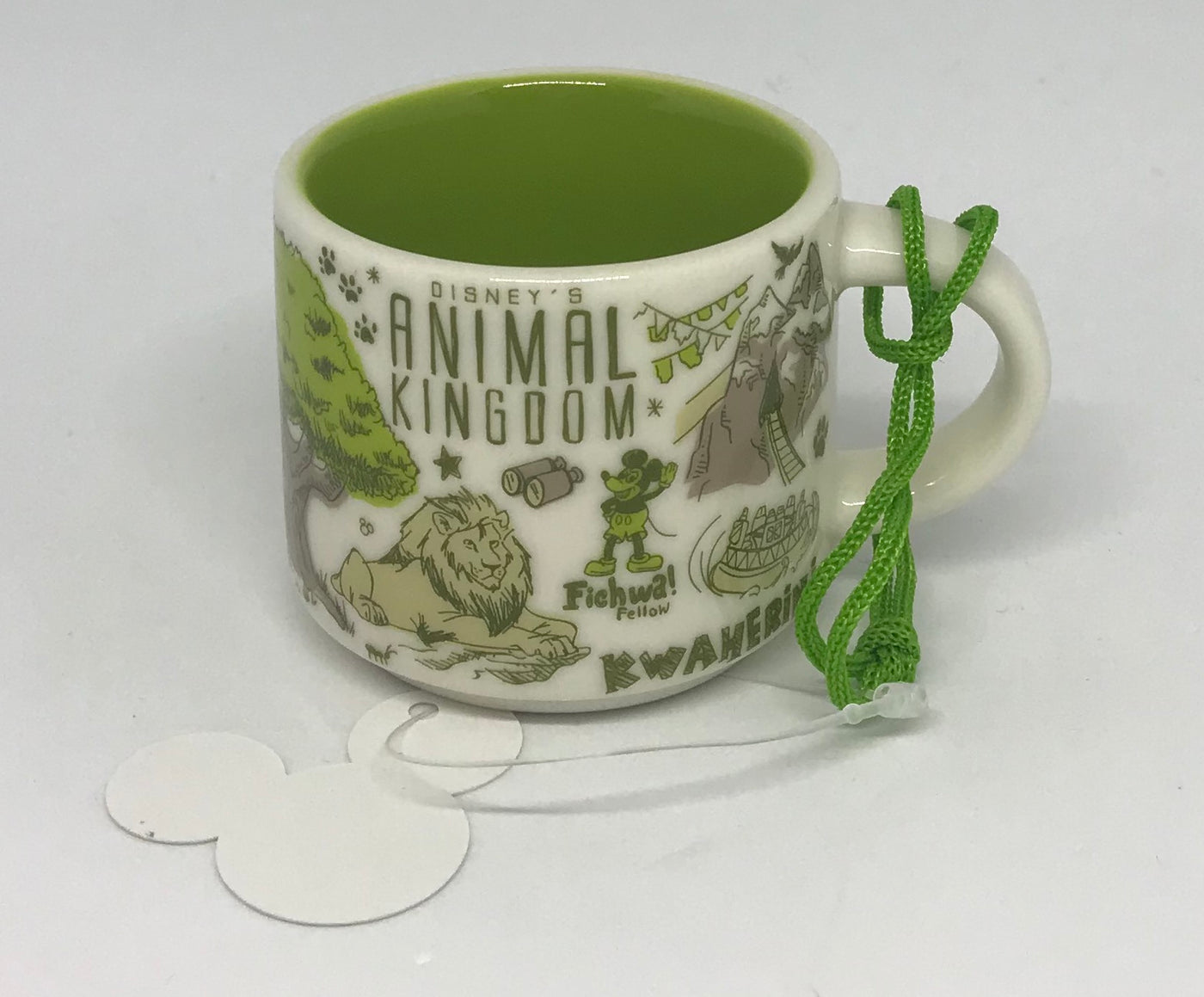 Disney Parks Starbucks Been There Animal Kingdom Coffee Mug Ornament N