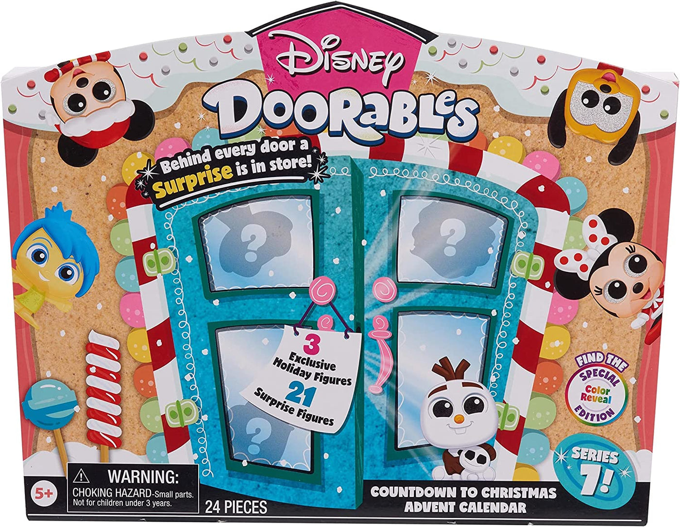 Disney Doorables Countdown to Christmas Advent Calendar Mini Figures N