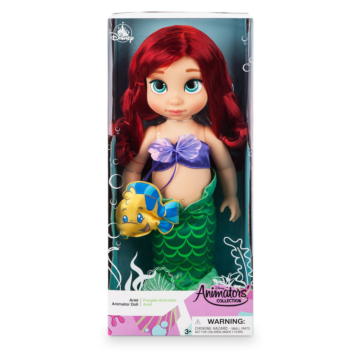 little mermaid toy box