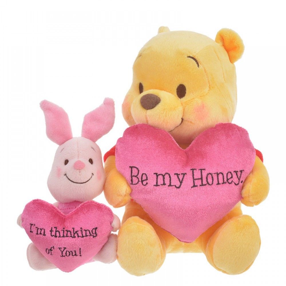 winnie the pooh valentine plush