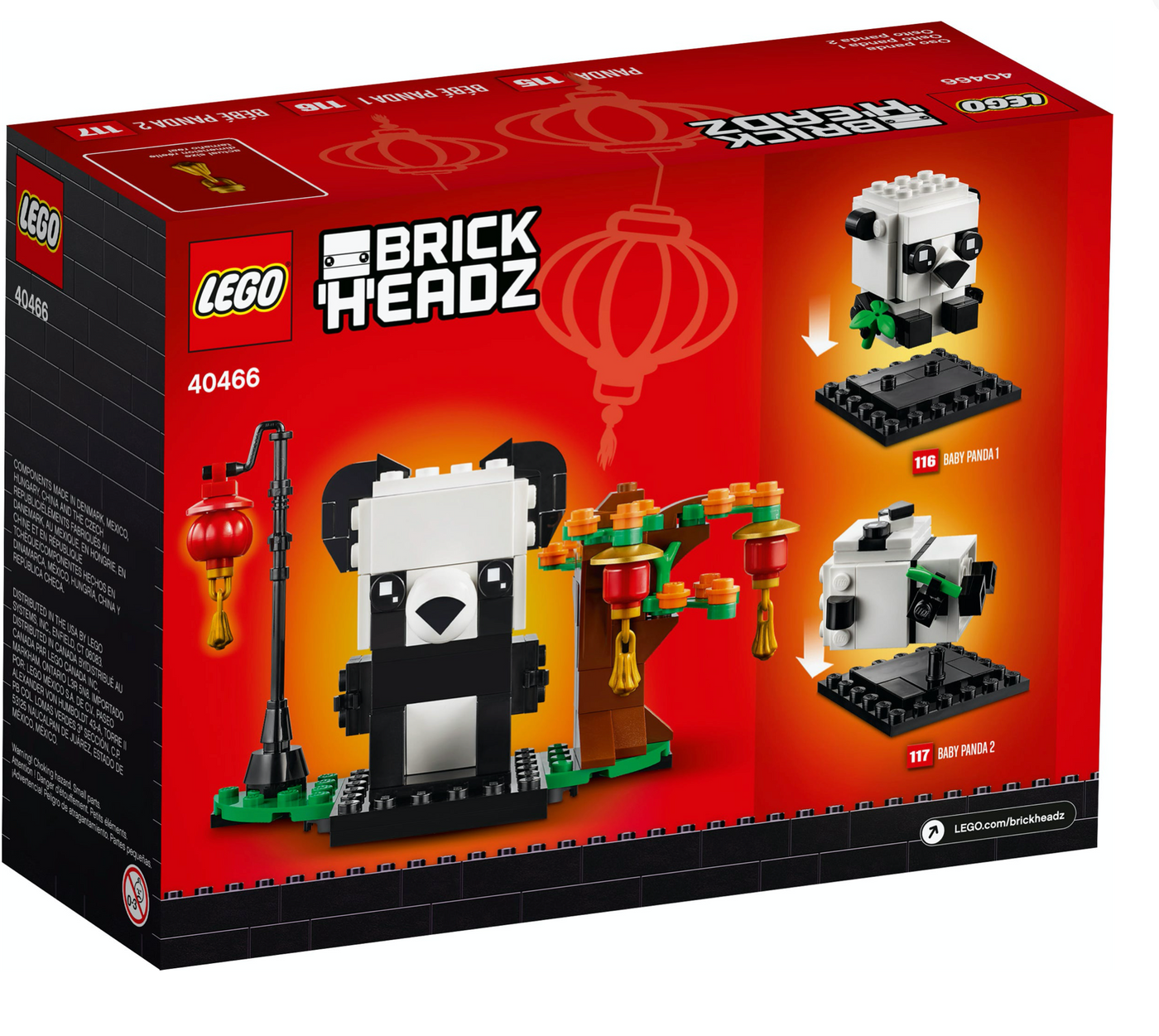 Lego 40466 BrickHeadz Chinese New Year Pandas New with Box – I Love