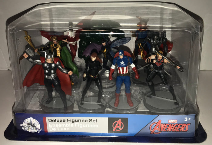 avengers figures set disney store