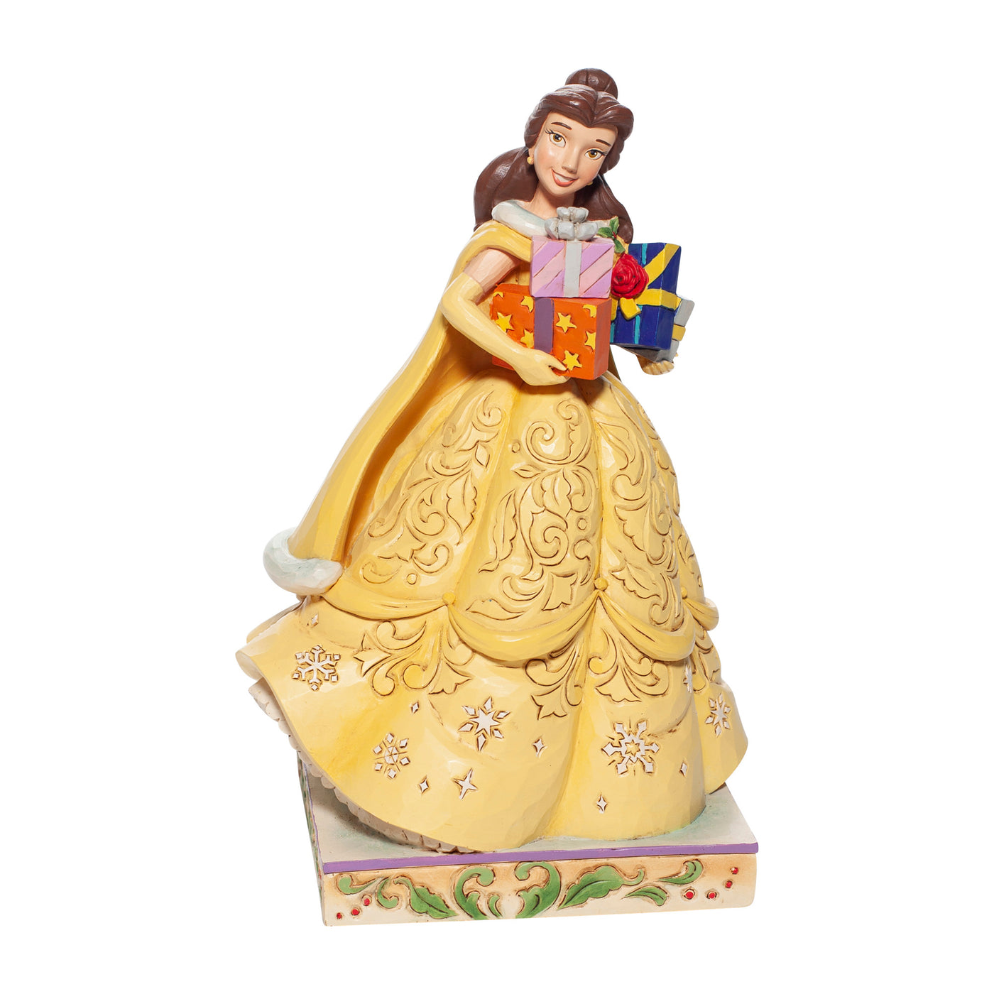 Disney Traditions Christmas Belle Jim Shore Figurine New with Box I