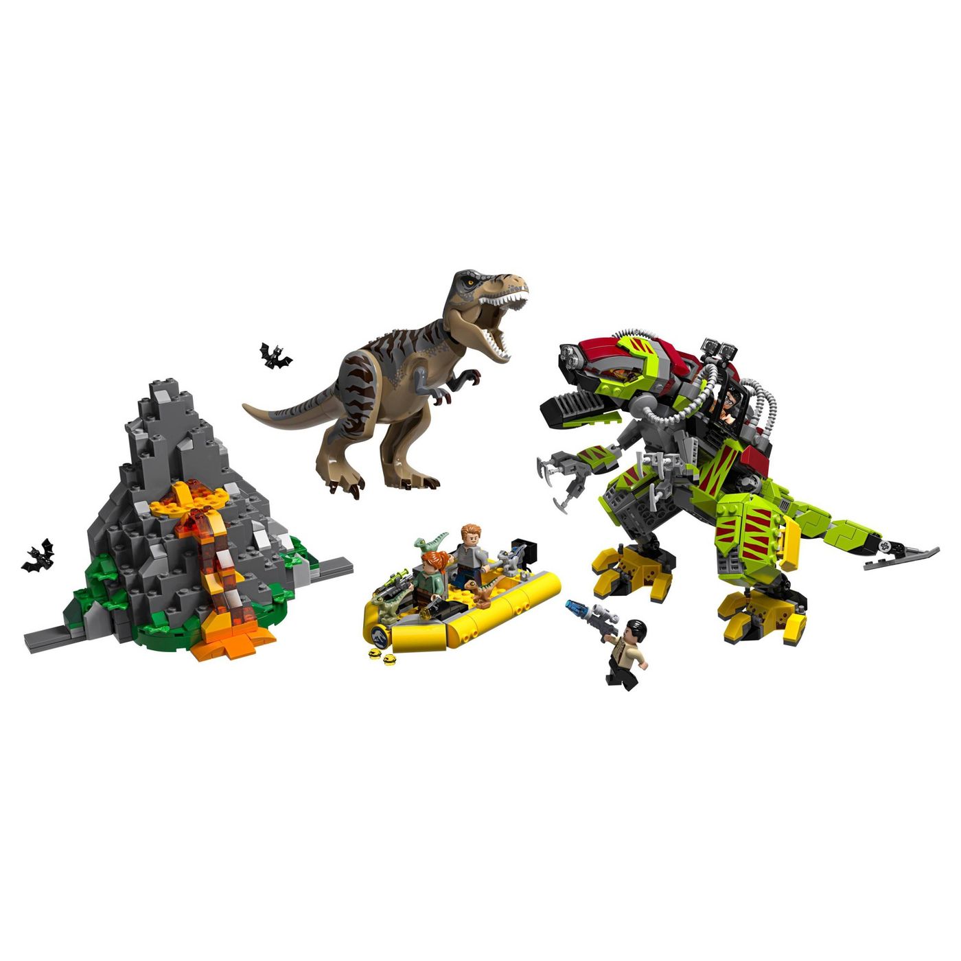 lego jurassic world t rex vs dino mech battle 75938