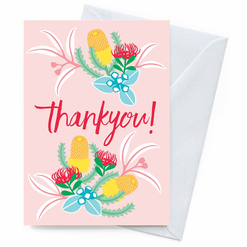 Australian Made Eco Friendly Thank You Card - Bits of Australia