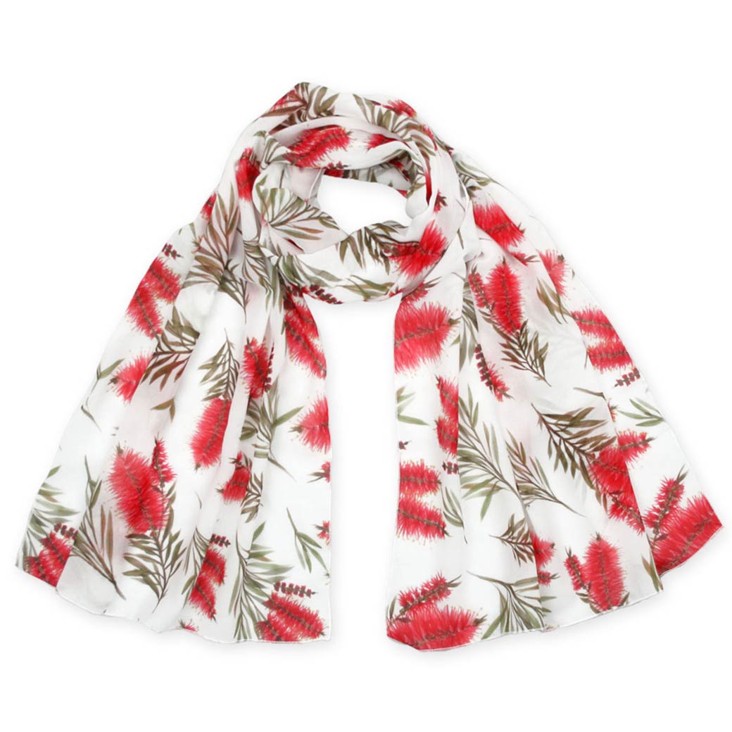 Australian Gifts for Women Rosella Organic Cotton Scarf - Bits of Australia