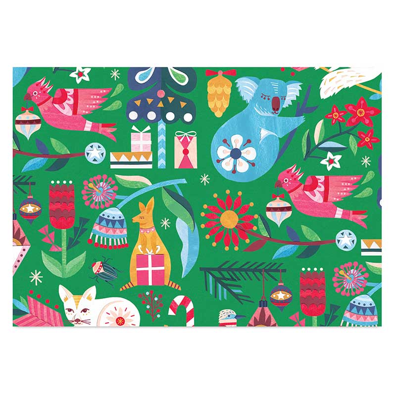 themed wrapping paper