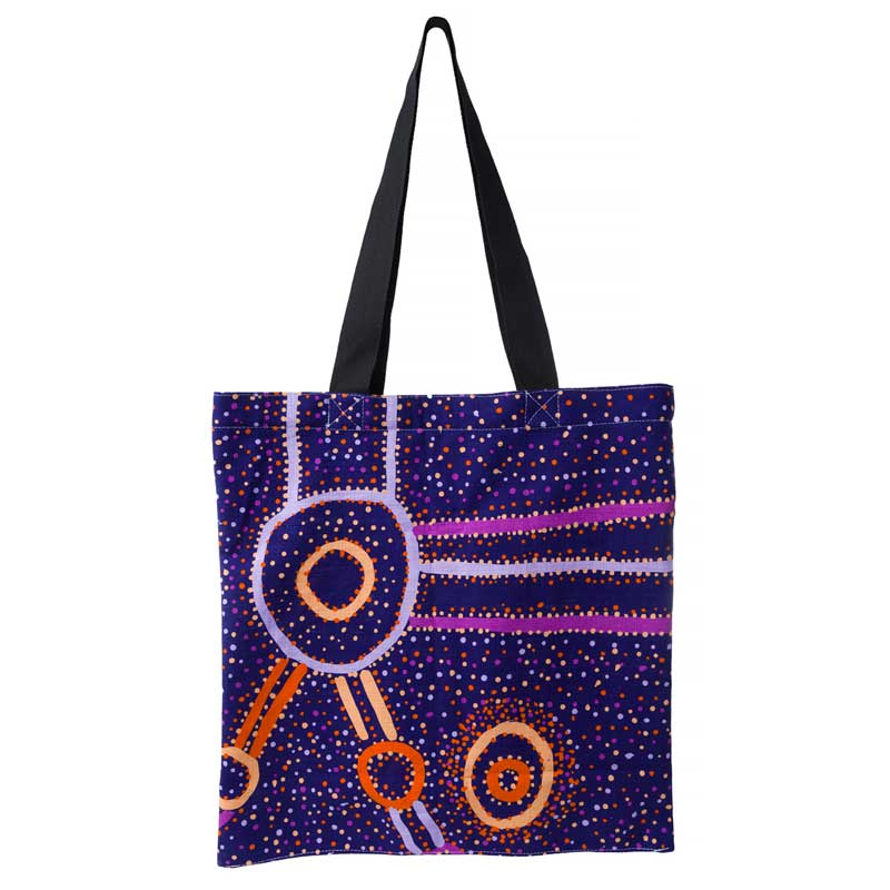 Australian Gifts & Souvenirs Aboriginal Art Tote Bag - Teddy Gibson - Bits  of Australia