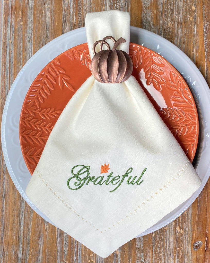 heirloom elegant decorative paper thanksgiving napkins — MUSEUM OUTLETS