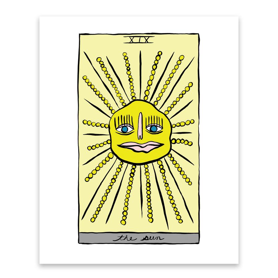 8 X 10 TAROT PRINT - THE SUN