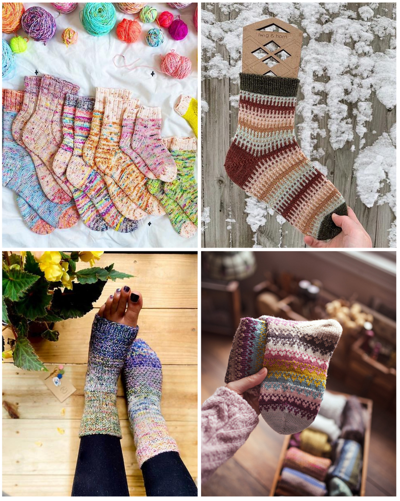 Loom | Scrappy socks